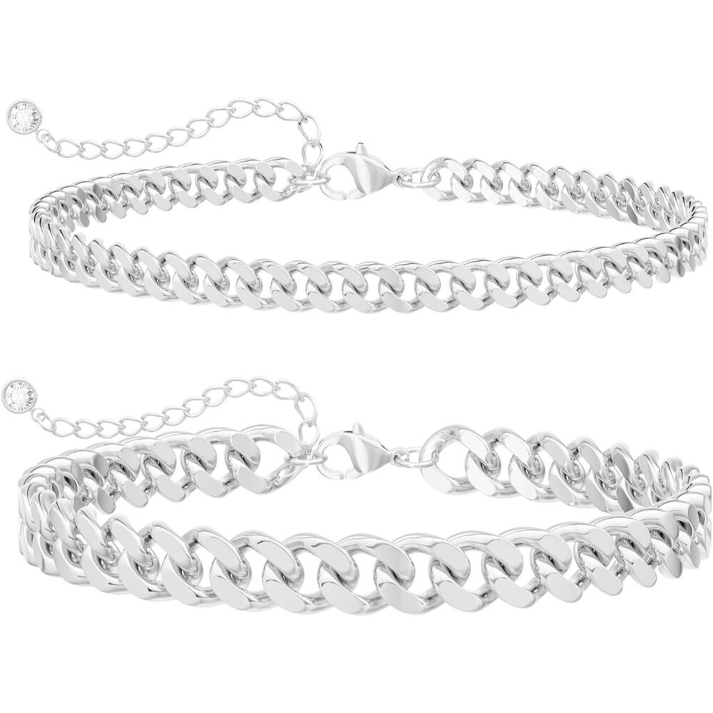 Gold Ankle Bracelets for Women Waterproof - Dainty Gold Anklets Trendy Layered 1